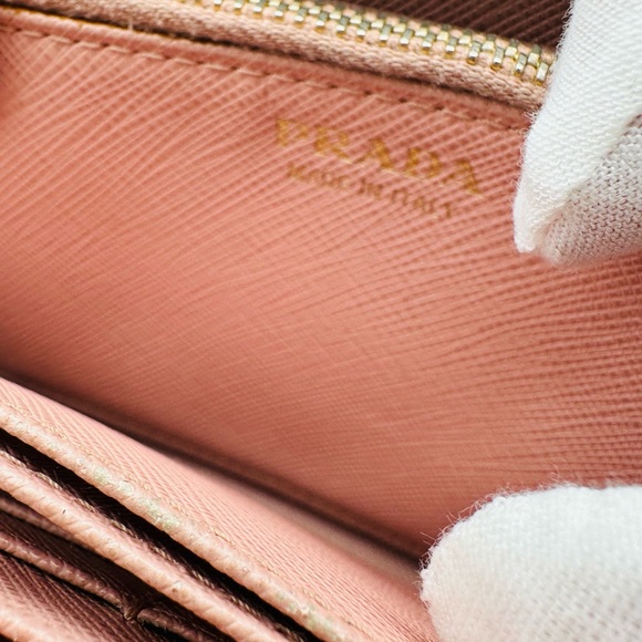 Prada Saffiano Zip Around Wallet - Picture 5 of 9